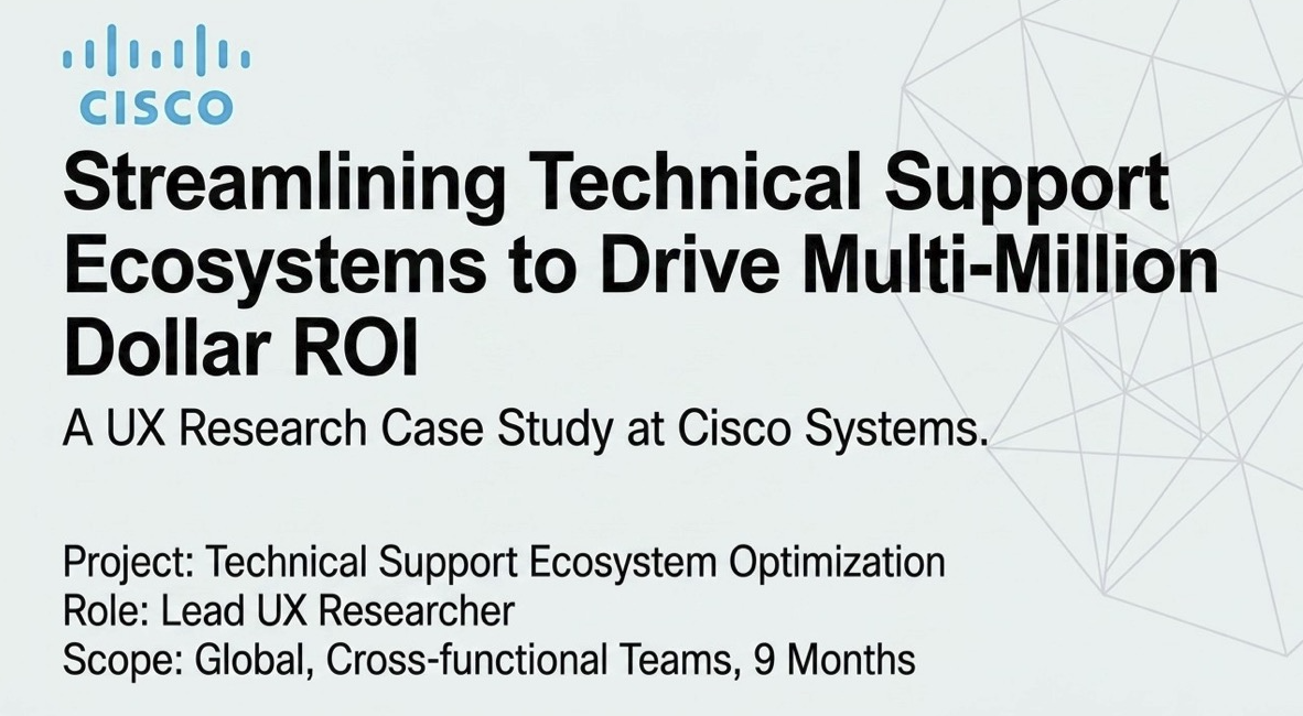 Technical Service Delivery Transformations, $7MM cost savings
